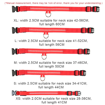 Glowing Safety LED Dog Collar