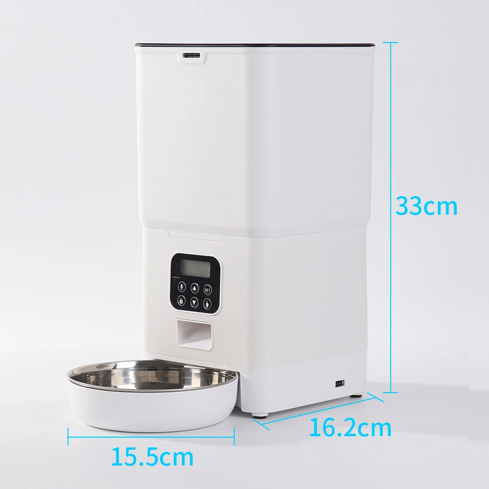 6L Automatic Pet Feeder for Cats Slow Food Dispenser