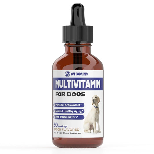 Multivitamin for Dogs | Dog Multivitamin | For Joint Support Gut & Immune Health Skin & Heart Health | Dog Vitamins and Supplements | Dog Vitamins Multivitamin | Dog Supplements & Vitamins | 1 fl oz